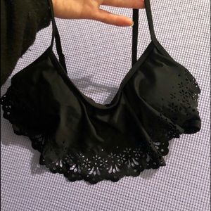 black bikini top